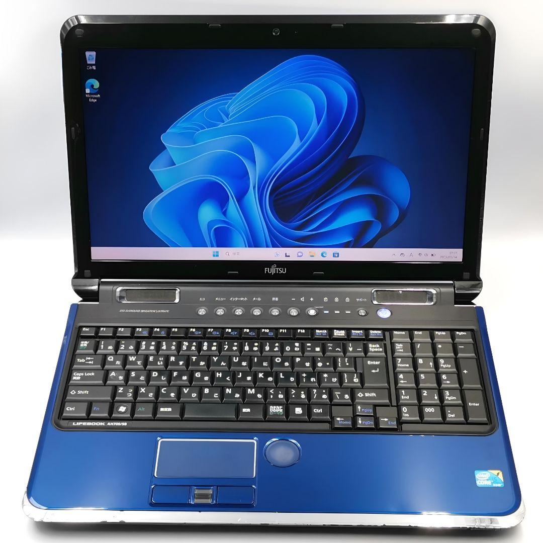 激レアブルー 快適スムーズ！ Core i7 ノートパソコン Windows11