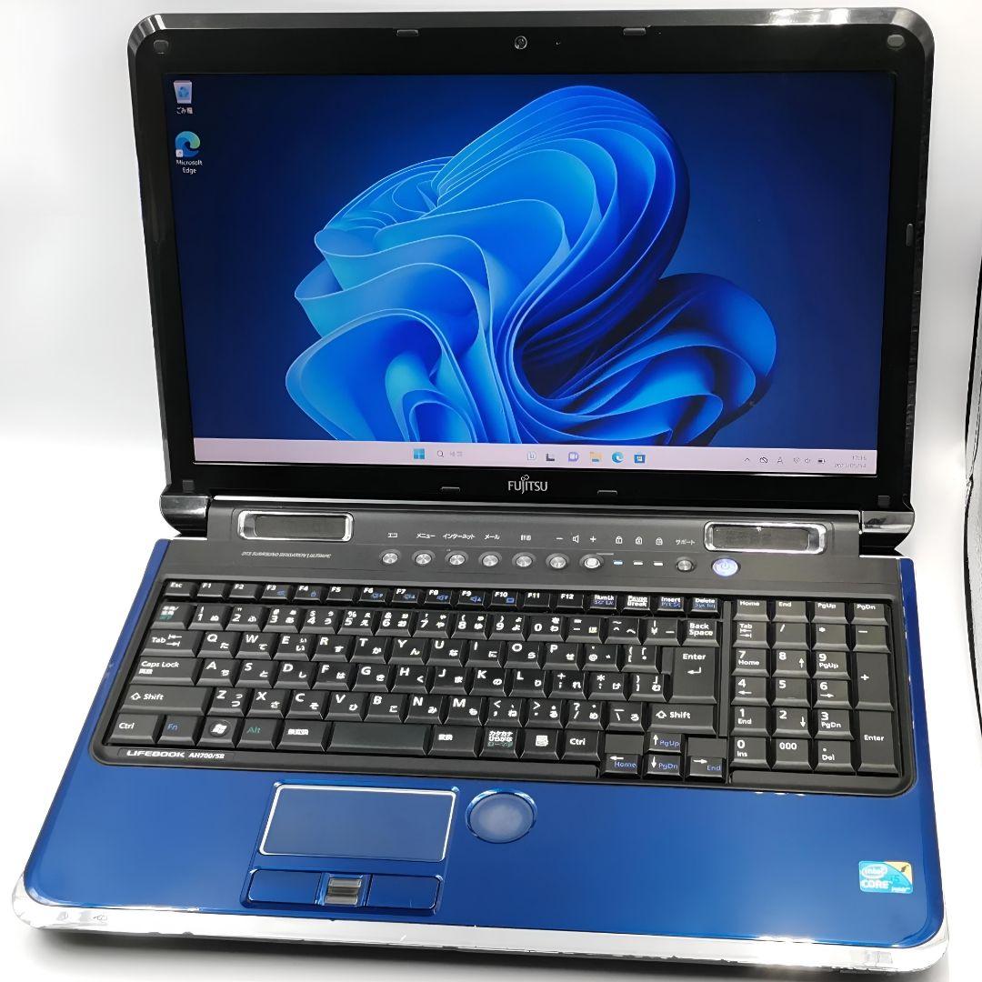 激レアブルー 快適スムーズ！ Core i7 ノートパソコン Windows11