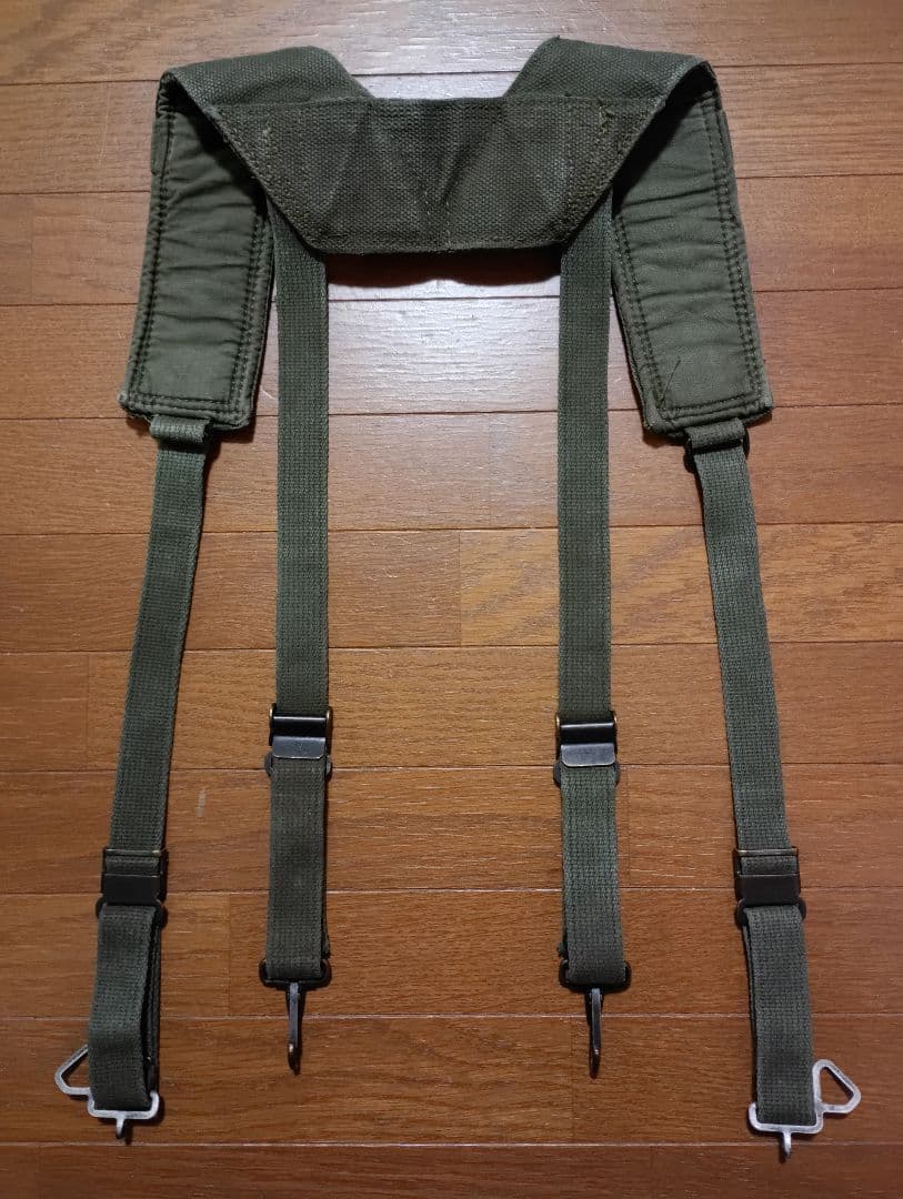 ナム戦/希少/M1956/H型サスペンダー/XLサイズ/70年/後期型/美品