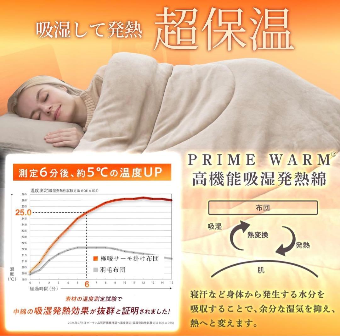 GOKUMIN 掛け布団 シングル ブラック 洗える 【 羽毛布団より暖かい 】