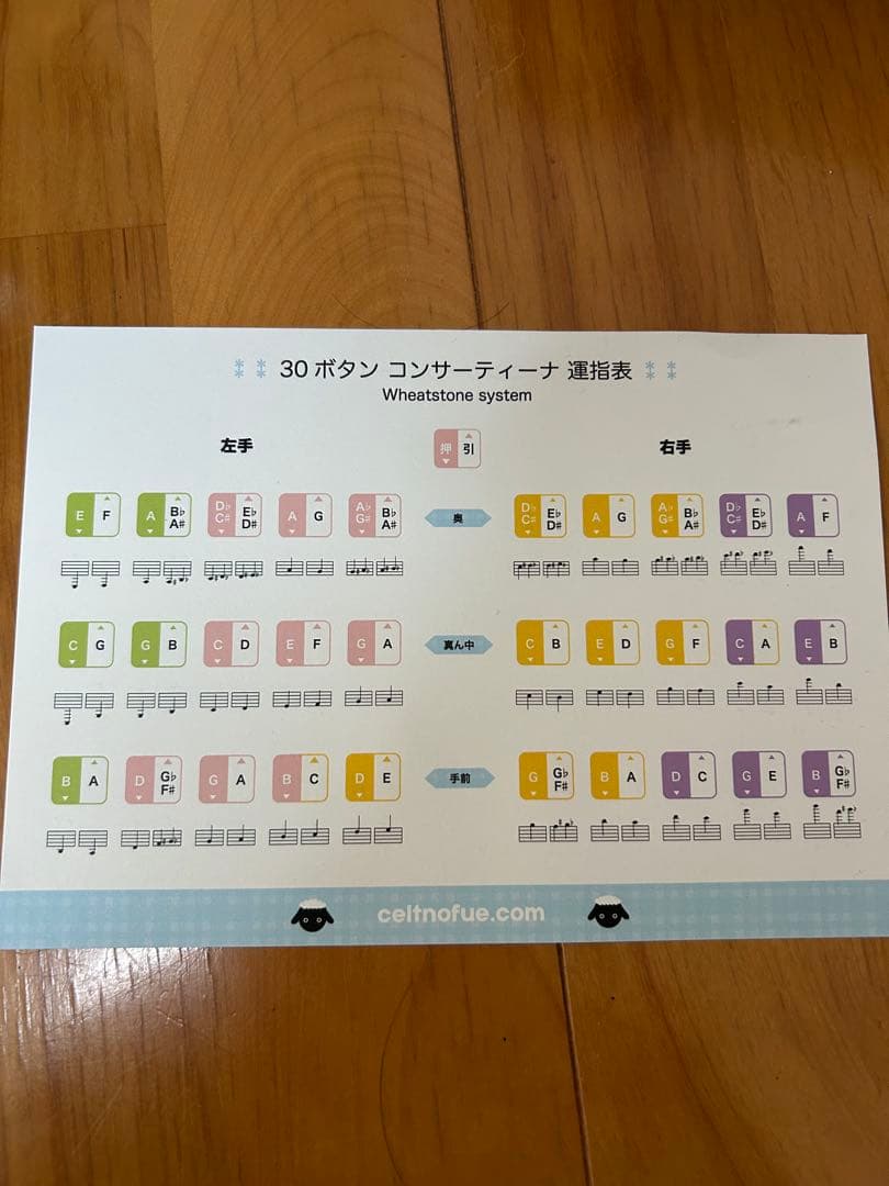 アングロコンサーティーナ　Heather 黒