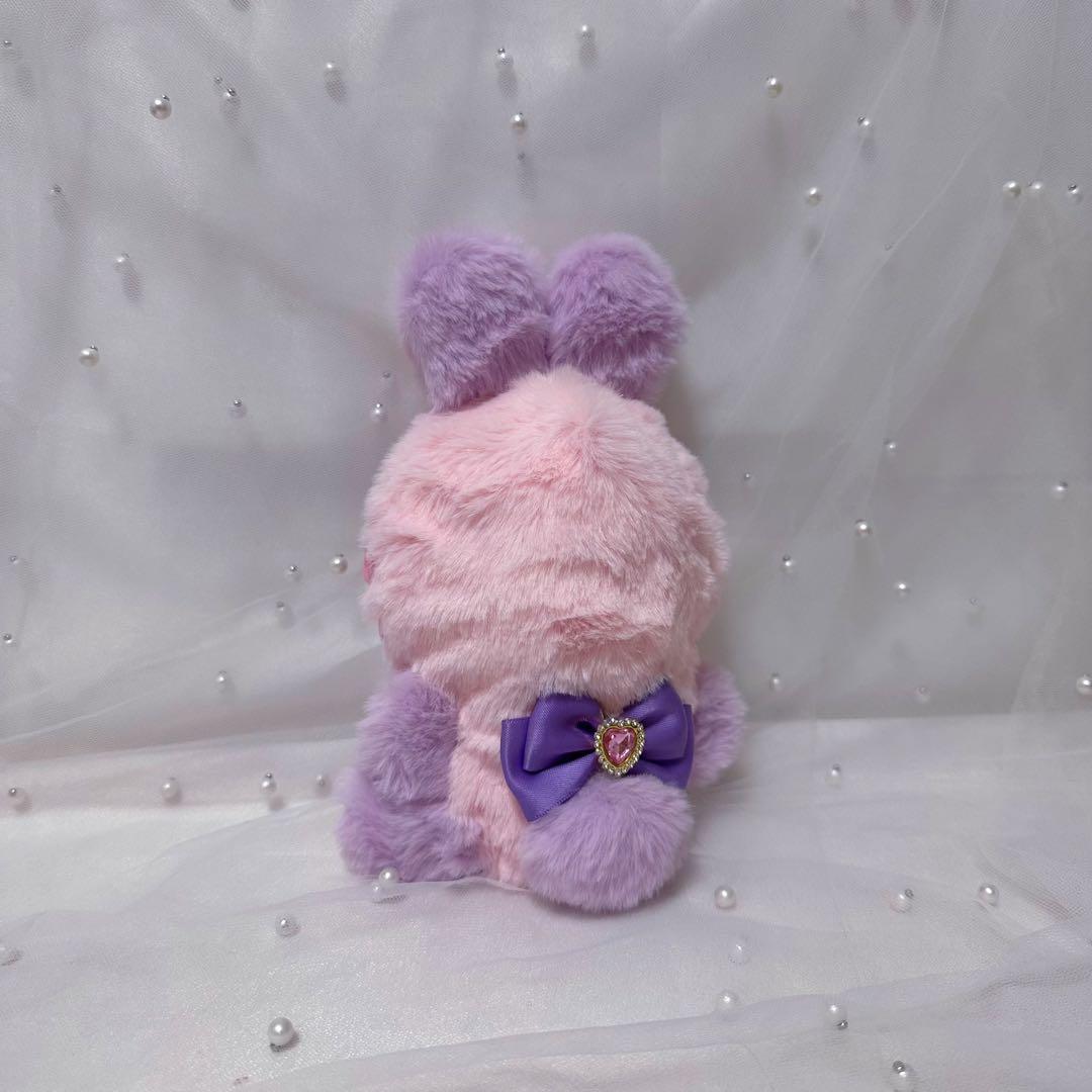 ぬい服 10~13cm おすわり うさぎ ピンク パープル