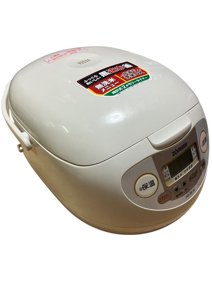 美品　象印　マイコン炊飯ジャー　NS-SE10型　5年製　5.5合　保証付き