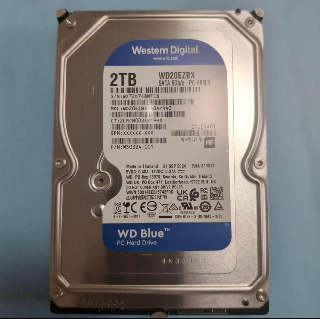 Lenovo WD2TB 新品RAM16GB 内蔵wifi新規増設