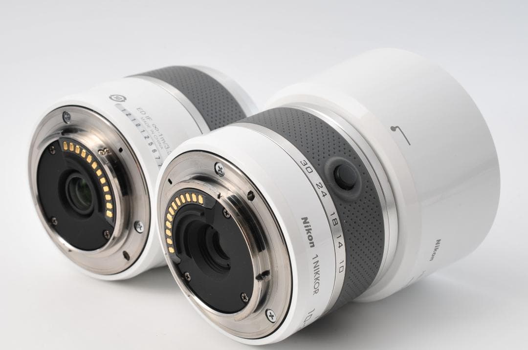 Nikon ニコン 1 J2 (シャッター1543)+ダブルレンズ #1357