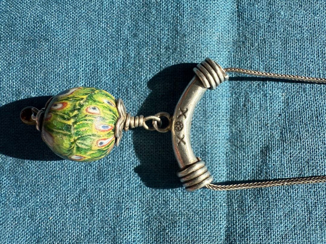 ◯ジャワ玉のネックレス