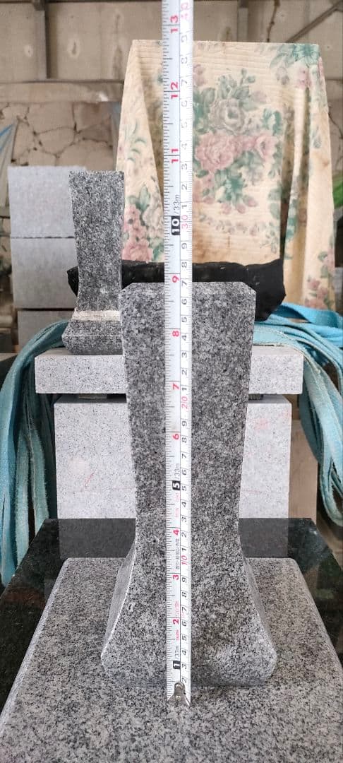 庵治石　一輪挿し②　香川県国内産　インテリア