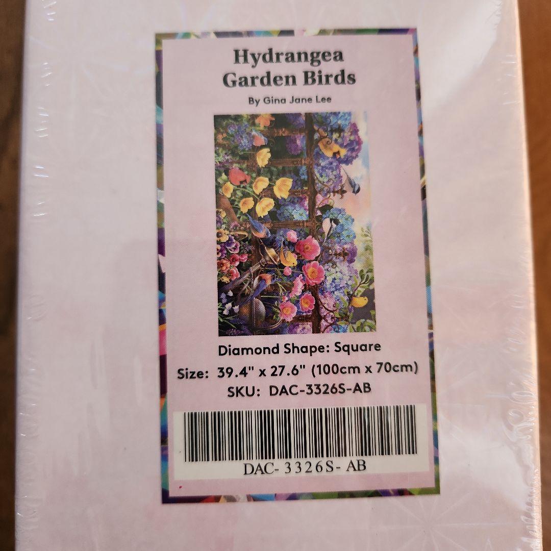 DACダイヤモンドアートキット「Hydrangea Garden Birds」