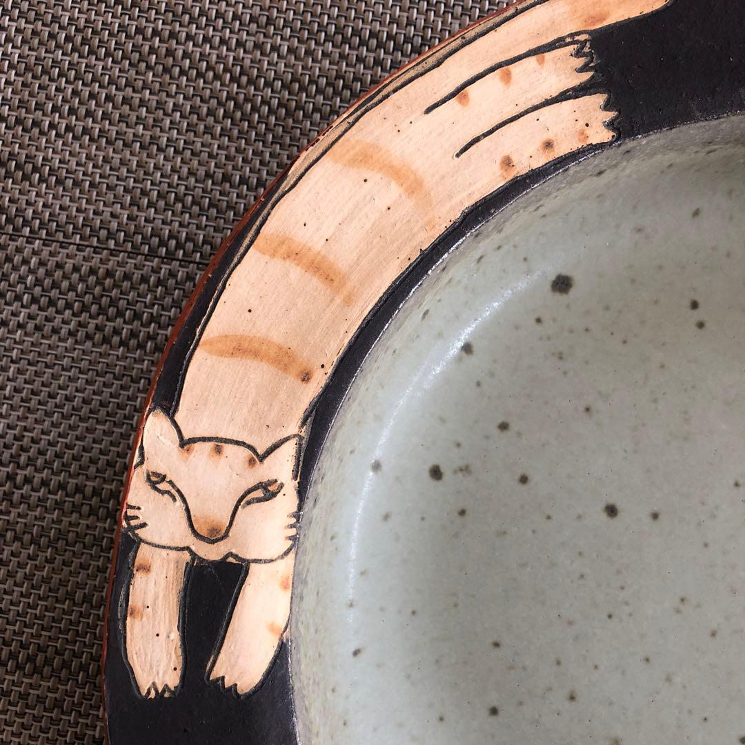 笠間焼　長田恵　リム皿