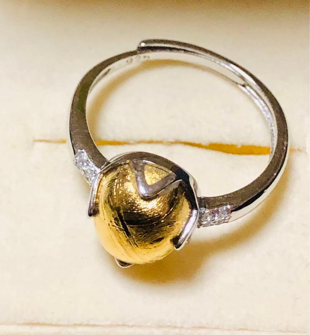【特価】大粒 メテオライト隕石✴︎໒꒱宇宙໒꒱✴︎フリーサイズリング★彡1点品