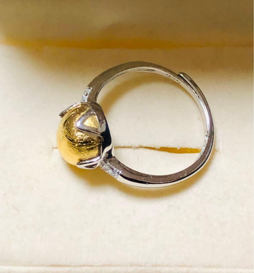 【特価】大粒 メテオライト隕石✴︎໒꒱宇宙໒꒱✴︎フリーサイズリング★彡1点品