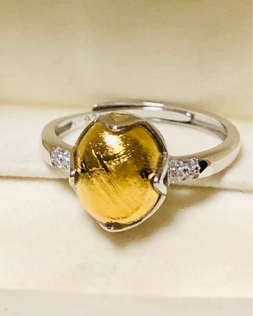 【特価】大粒 メテオライト隕石✴︎໒꒱宇宙໒꒱✴︎フリーサイズリング★彡1点品