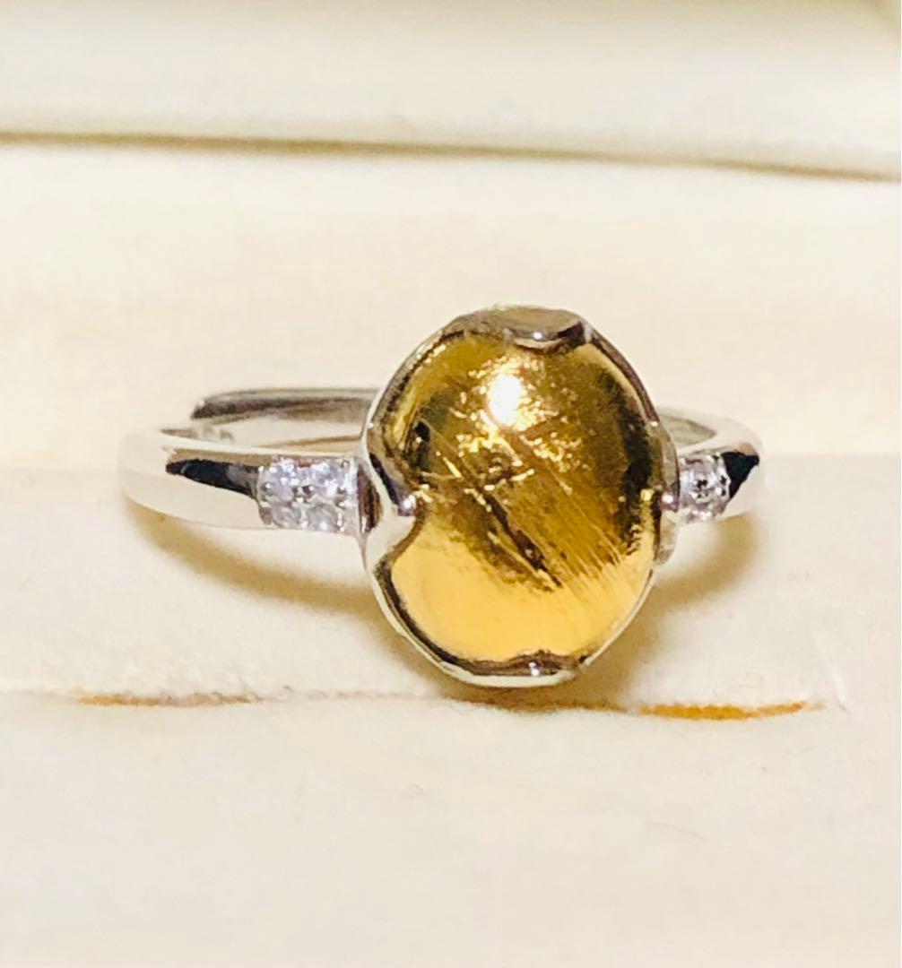 【特価】大粒 メテオライト隕石✴︎໒꒱宇宙໒꒱✴︎フリーサイズリング★彡1点品