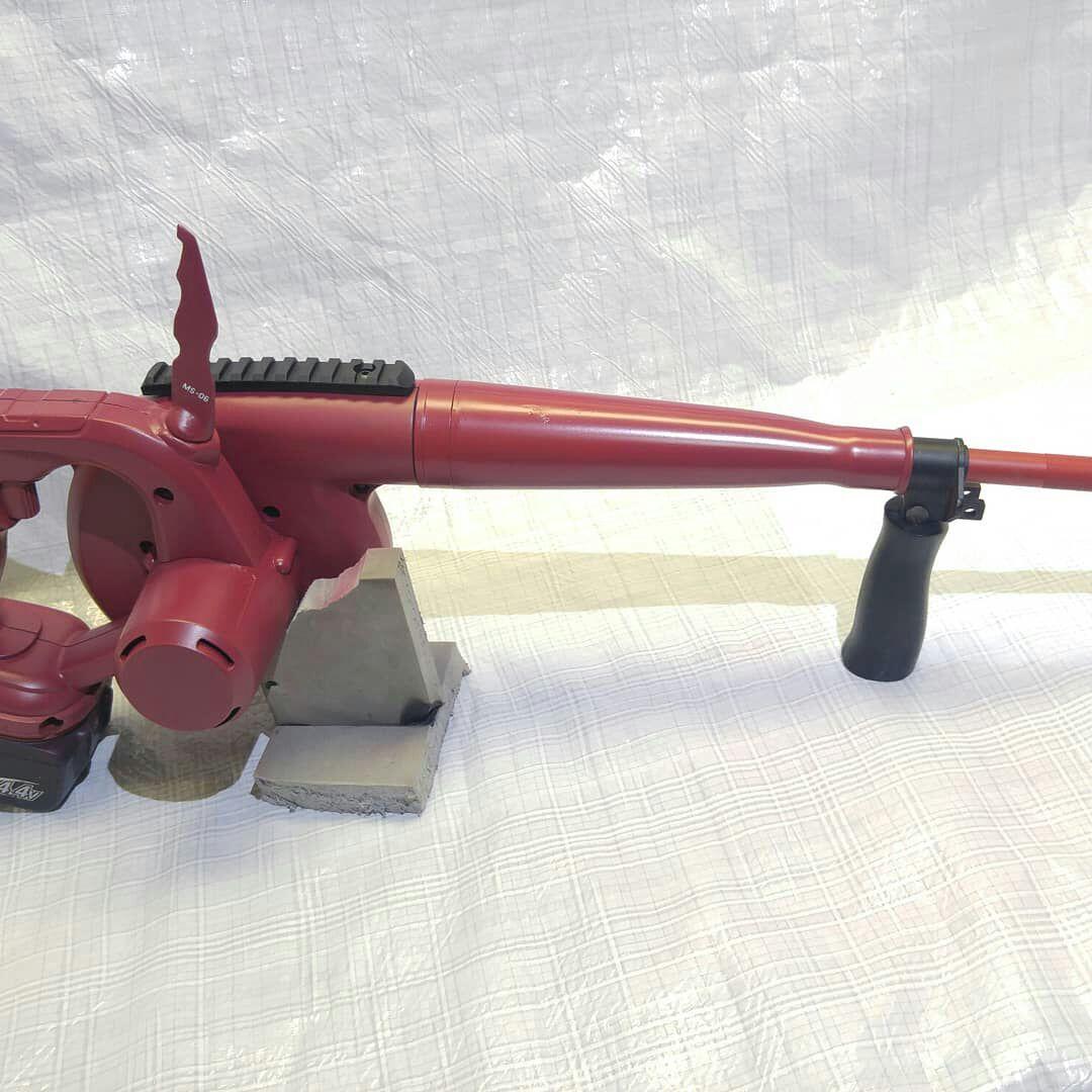 マキタ14.4vブロアです。風量アップ。