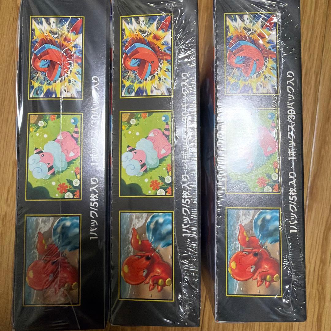 ポケモンカードゲーム ニンジャスピナー 新品未開封 シュリンク付き 3BOX