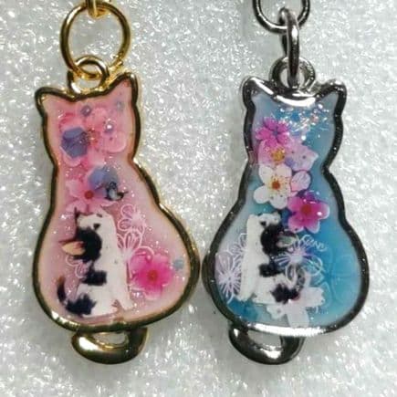 べる様✿猫ちゃん✿ペアキーホルダー