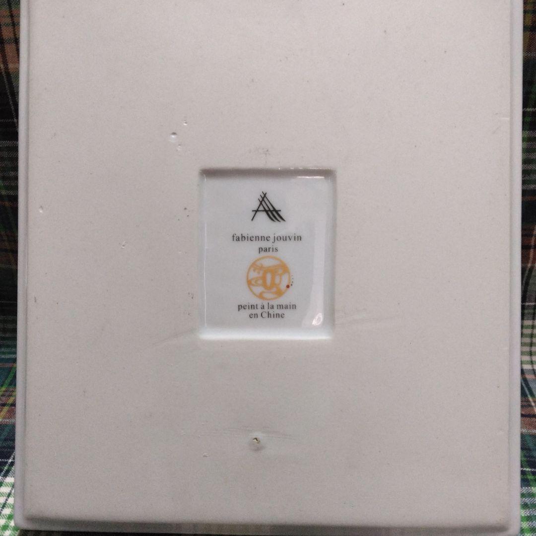 Fabienne Jouvin　サンゴ柄の角皿