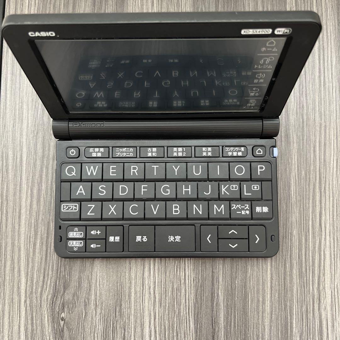 電子辞書　CASIO XD-SX4900BK