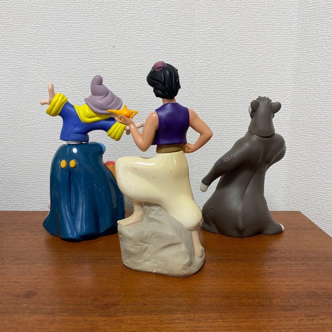 ディズニー　シャンプーボトル　3体セット　アラジン　こびと　くま