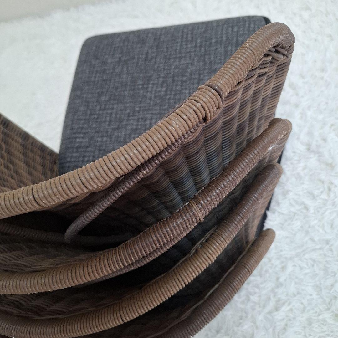 【美品】桜屋工業 舞2型 『CHERRY』 座椅子 ラタンチェア 4脚セット