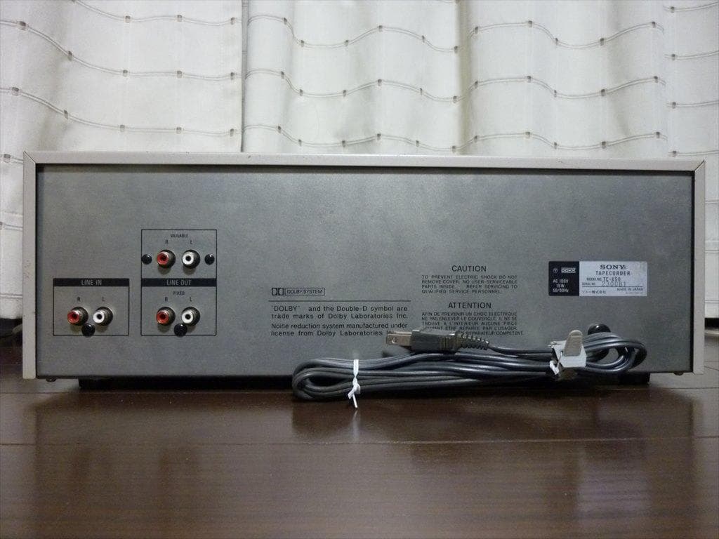 SONY ソニー カセットデッキ TC-K50 修理済 全機能動作 概美品