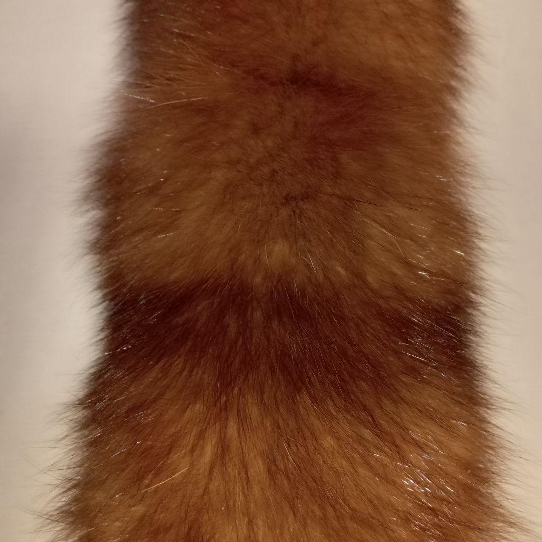 新品防寒　ロシアンセーブル　毛皮マフラー　世界一と評されるロシアセーブル日本縫製