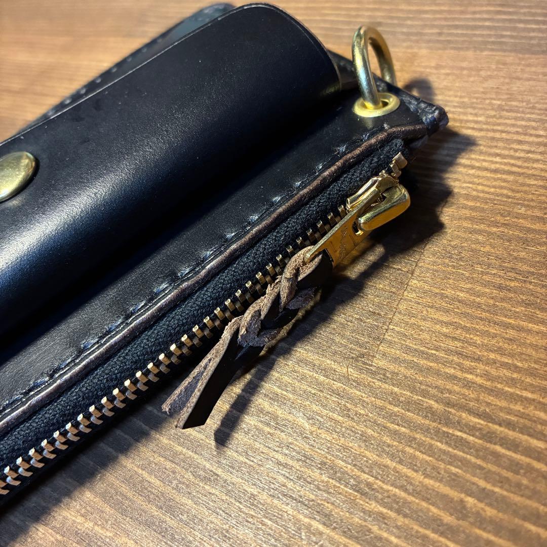 受注生産 フラグメントケース ホーウィン社クロムエクセル トラッカーウォレット