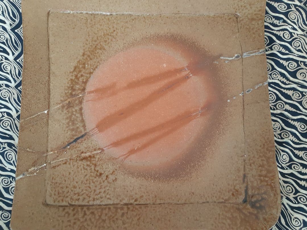 備前焼 大皿 四方皿 新品