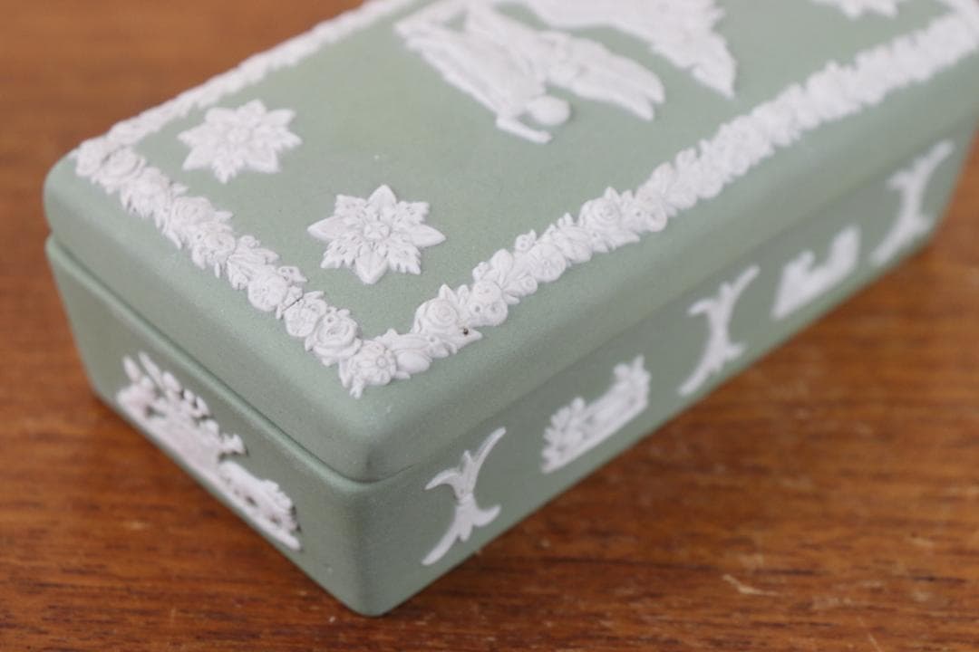 お値下げ♡ ウェッジウッド　ジャスパー　小物入れ　レア　イギリス　ヴィンテージ