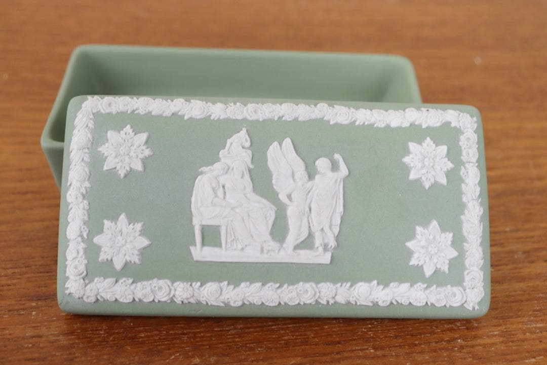 お値下げ♡ ウェッジウッド　ジャスパー　小物入れ　レア　イギリス　ヴィンテージ