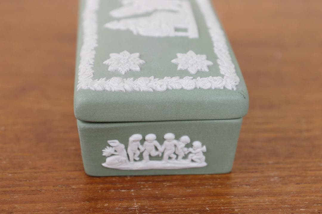 お値下げ♡ ウェッジウッド　ジャスパー　小物入れ　レア　イギリス　ヴィンテージ