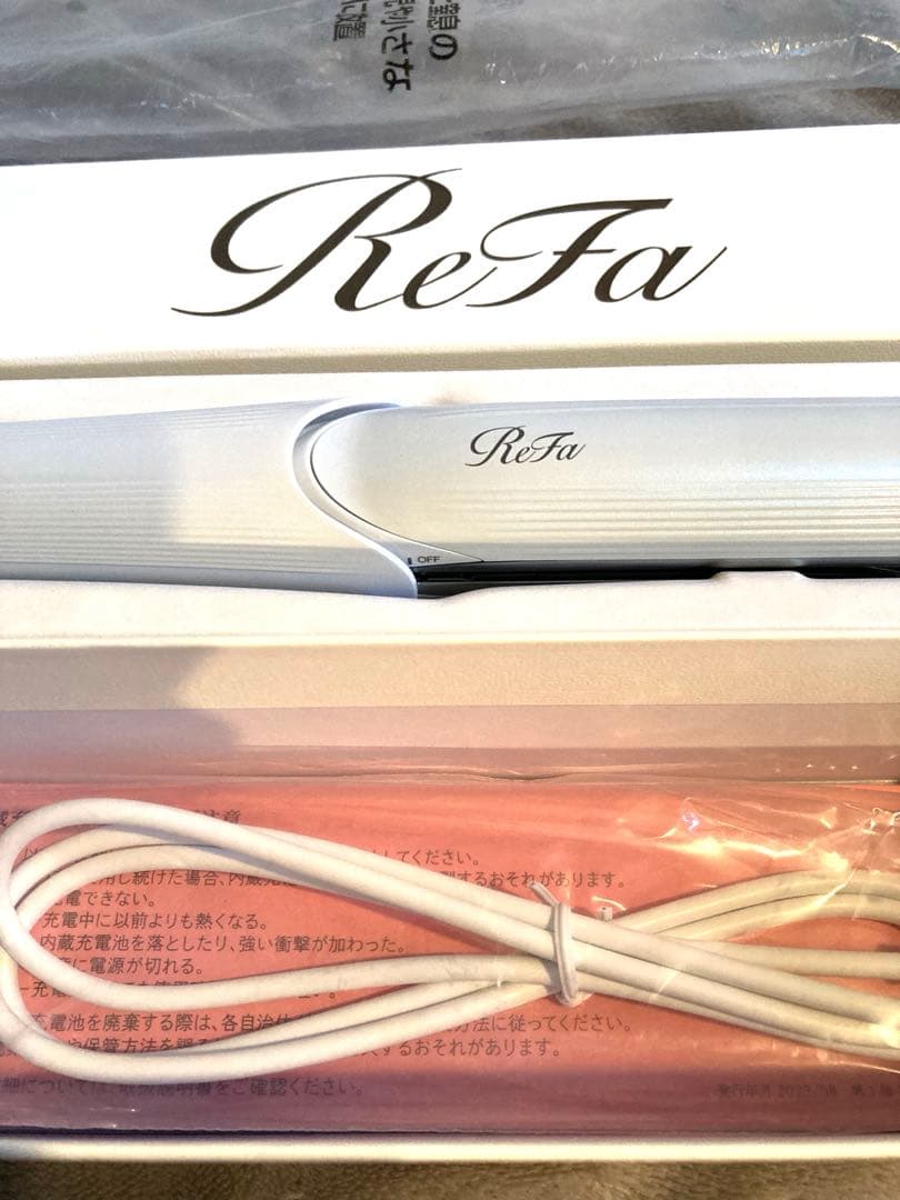 ReFa ビューテックフィンガーアイロン　ホワイト　美品