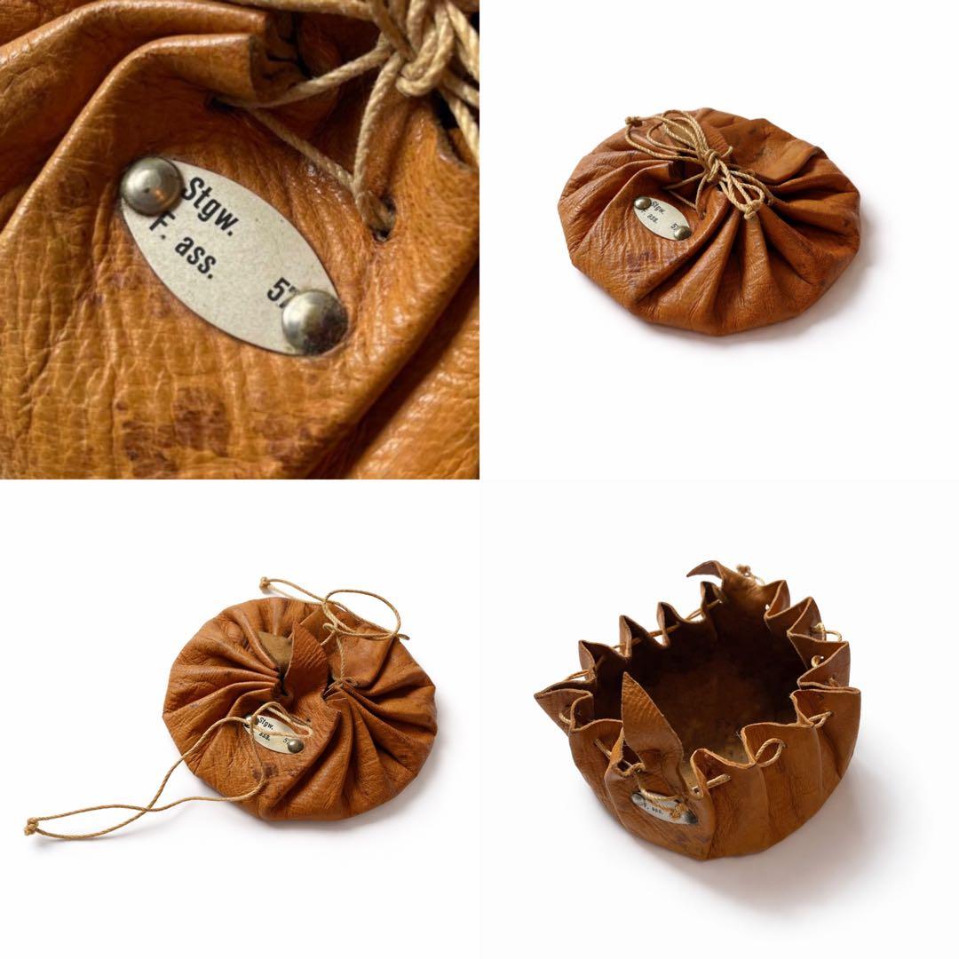 【1950s】Swiss Army Leather Pouch スイス軍 珍品