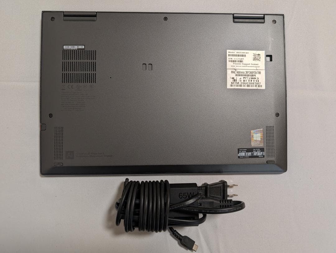 Windowsノート本体 ThinkPad X1 Yoga Gen5 i7-10610U/16GB