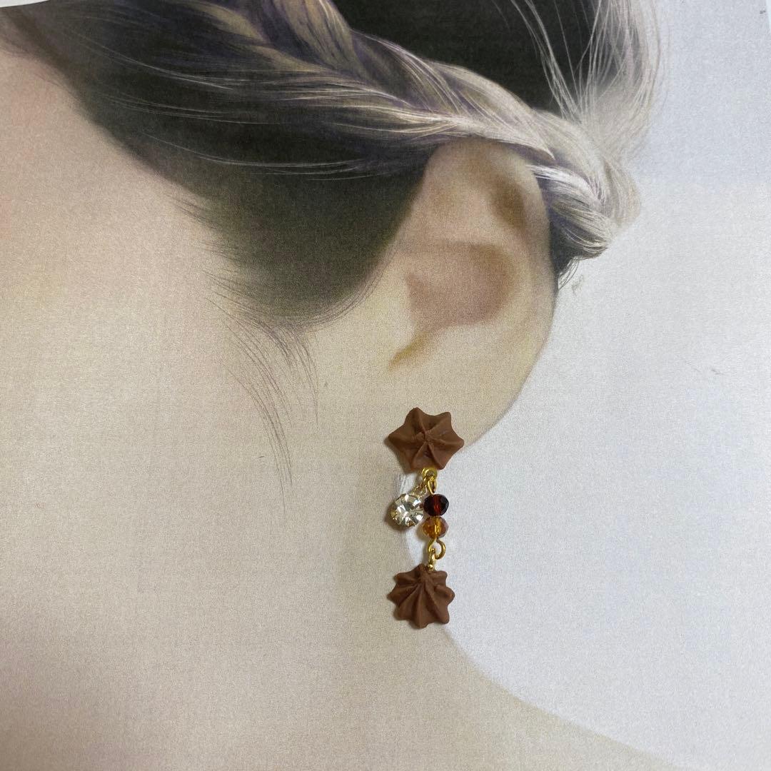 コーヒー チョコ ピアス ホイップ