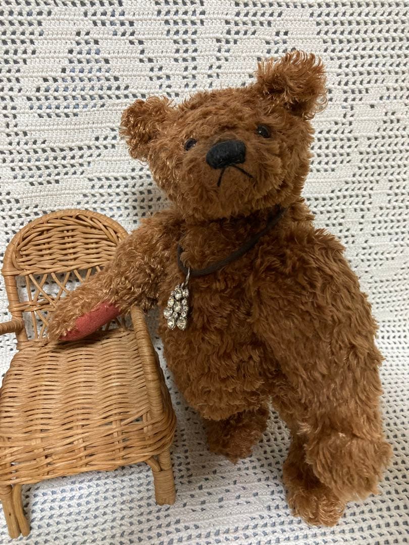 くまこのベア　ドイツモヘア　優しい肌触りのでぶっちょベアちゃん