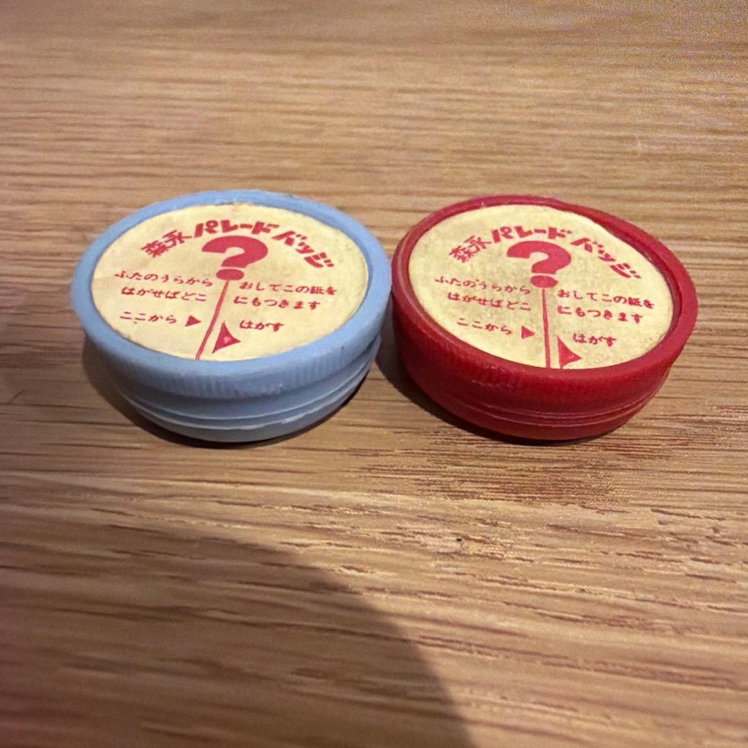 昭和レトロ　森永　パレードバッチ　巨人　長嶋茂雄　南海フォークス　野村克也