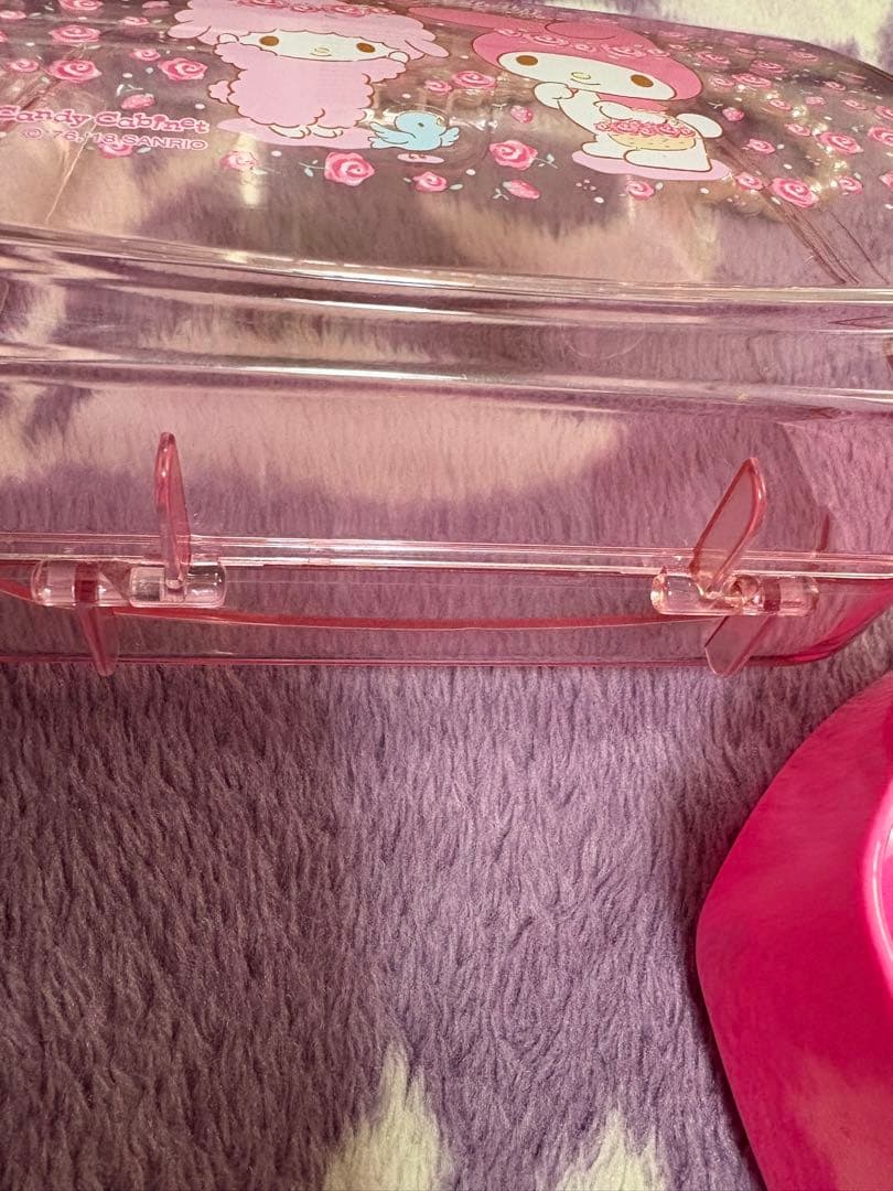 激レア マイメロ ピアノ アクセサリーケース 綿棒ケース ポーチ