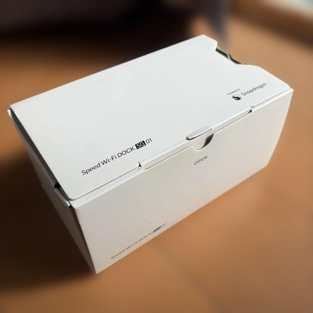 Speed Wi-Fi DOCK 5G 本体 ドッグ 箱　完品