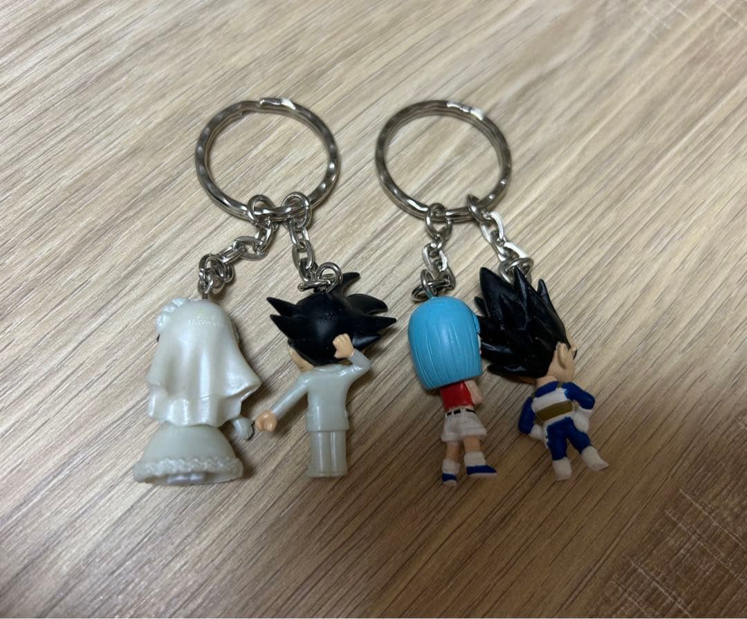 ドラゴンボールZ ペアキーホルダー Z 戦士たちの恋愛 孫悟空 チチ ベジータ