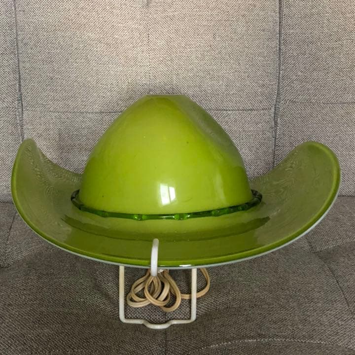レトロ テンガロンハット型 卓上ランプ ライト 間接照明 置き