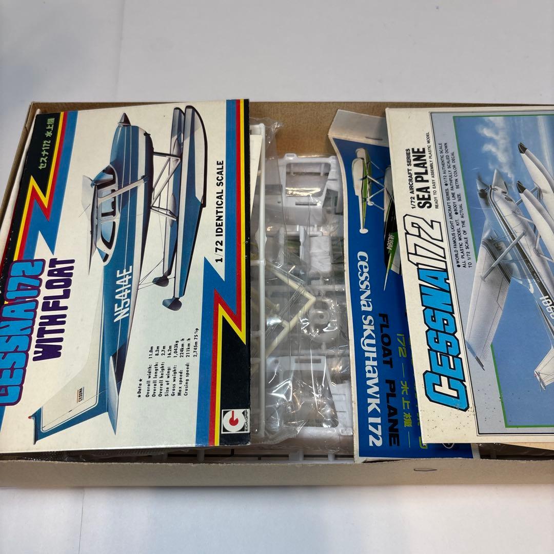 【セット】セスナ172 スカイホーク フロートタイプ1/36,1/48,1/72