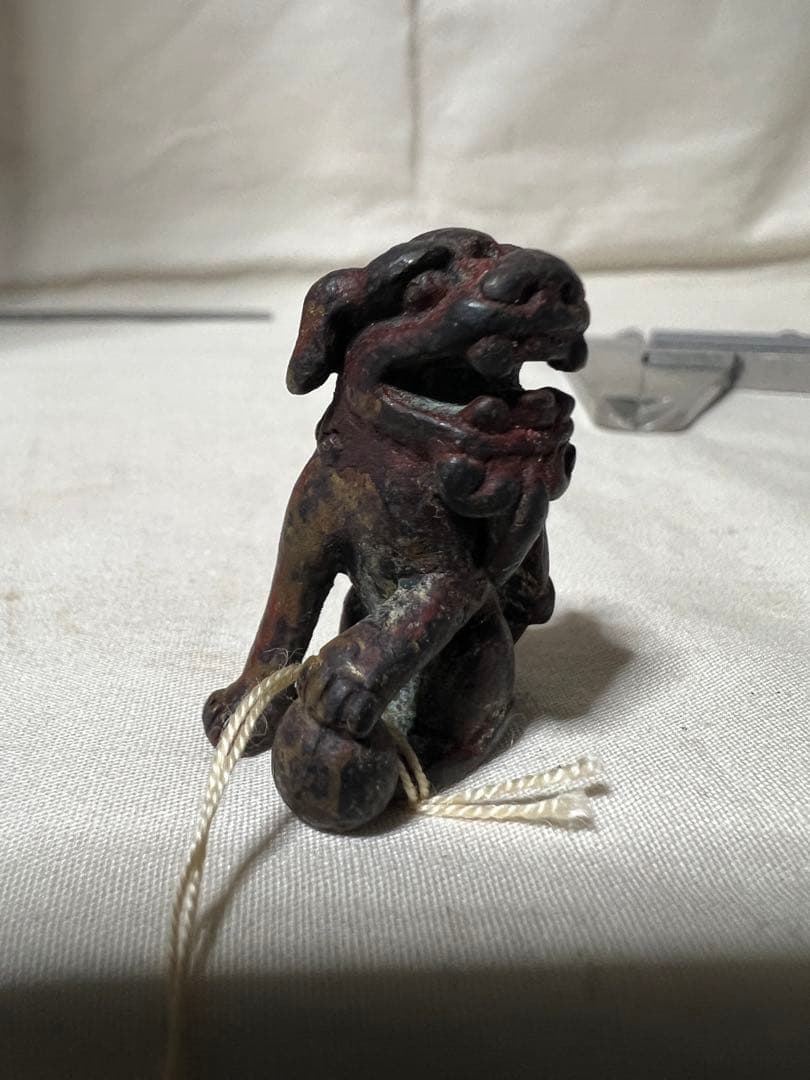 銅獣 置物 獅子彫刻