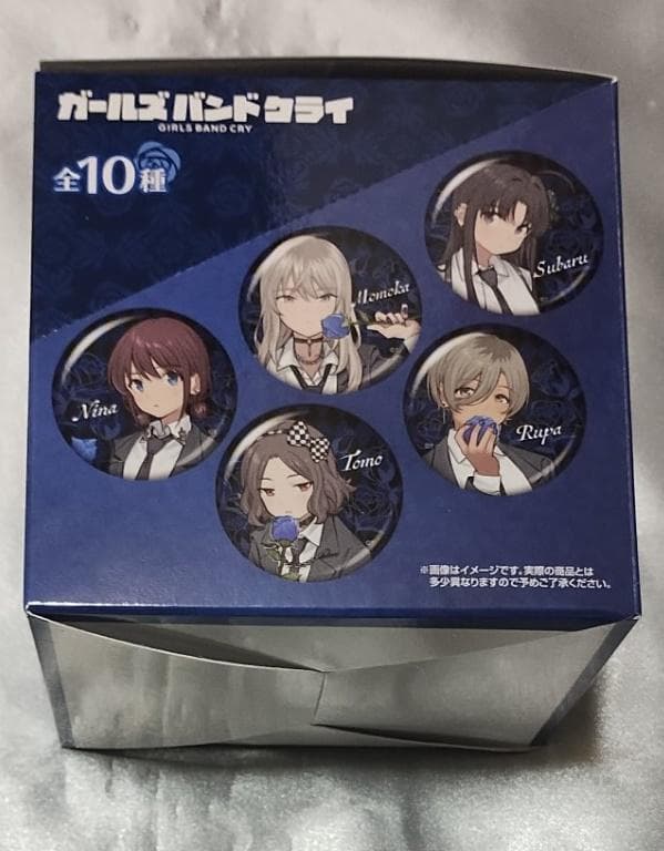 ガールズバンドクライ CryRose ビッグクリアカード メタリック缶バッジ