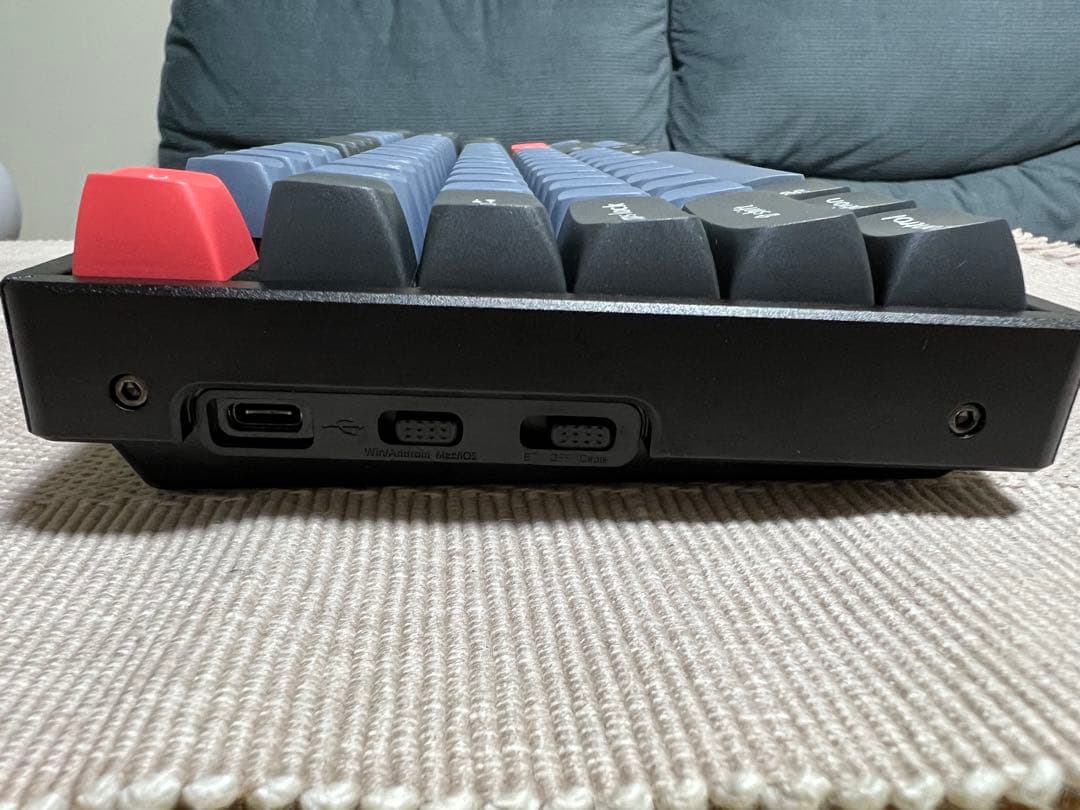 Keychron K8 Pro 茶軸メカニカルキーボード 純正パームレスト付