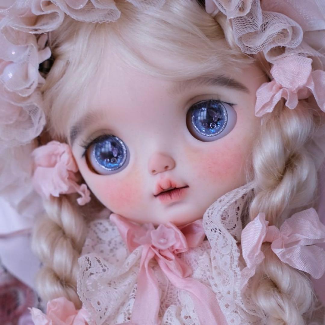 カスタムブライス ドール キラキラ 海外作家様 ピンクスイート プリンセス 姫