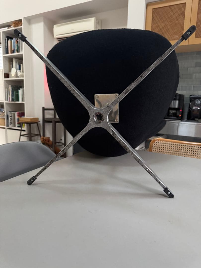 スワンチェア ブラックFritz Hansen アルネヤコブセン　北欧