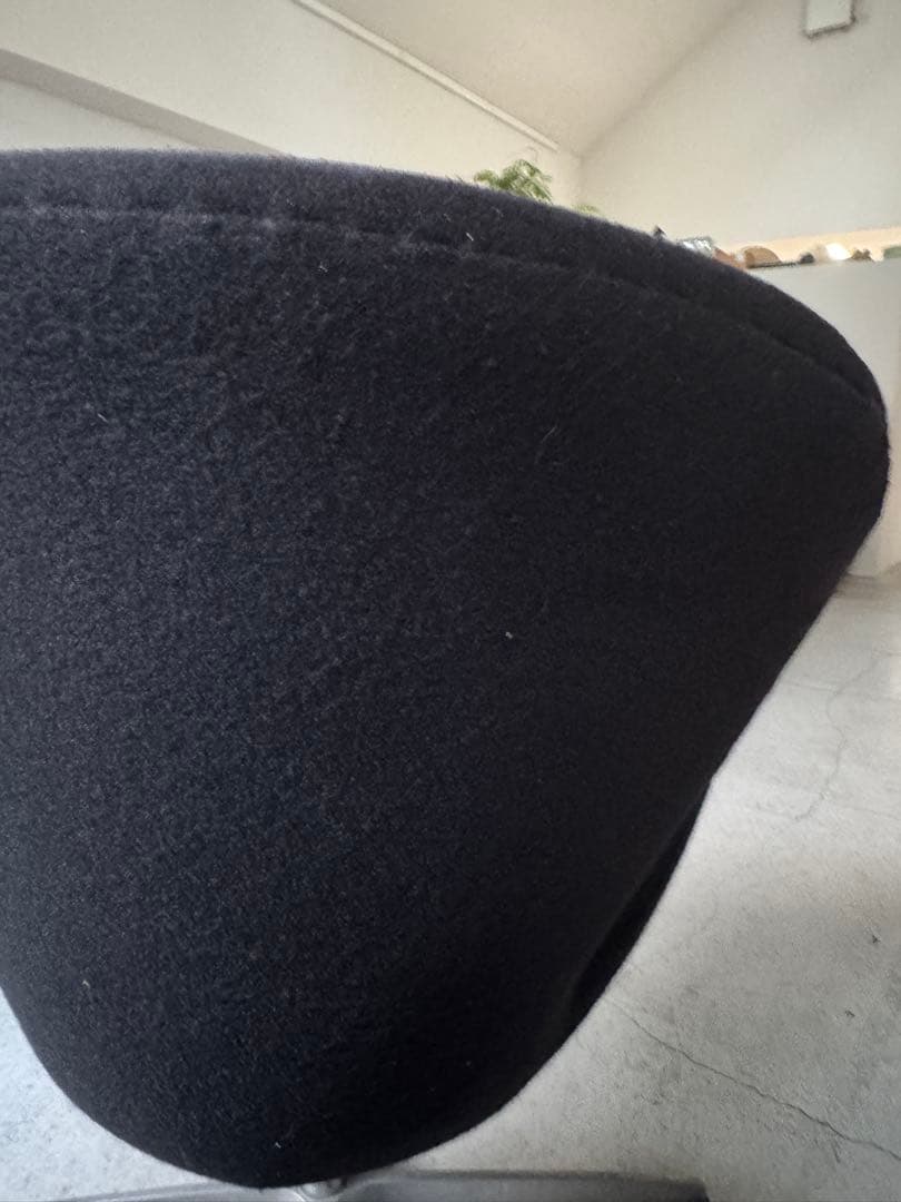 スワンチェア ブラックFritz Hansen アルネヤコブセン　北欧