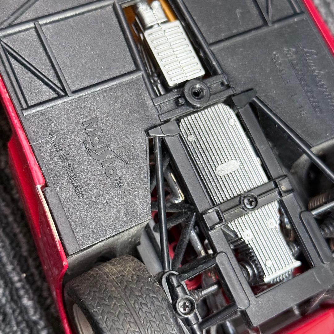 希少 1/18 マイスト ランボルギーニ ディアブロ レッド レトロ ミニカー