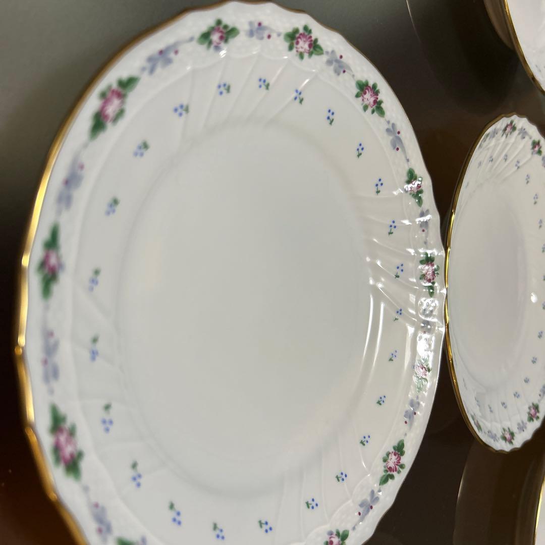 Richard Ginori 花柄の中皿6枚セット